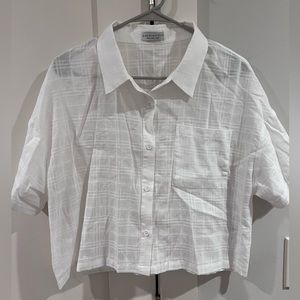 Paper Crane Cropped Top